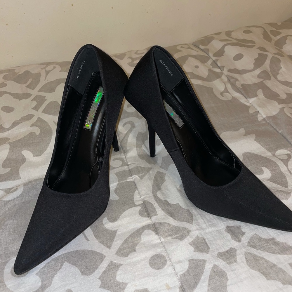 Black stilettos